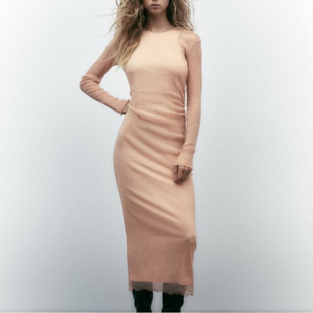 Zara sparkly tulle dress